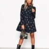 Glamorous Navy-Bouquet Long Sleeve Mini-Dress 1 Glamorous Navy-Bouquet Long Sleeve Mini-Dress -Glamorous Shop 0464e095 a8ef 42eb 8faa 3e7b0f6127da