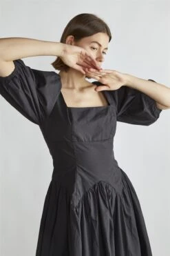 Glamorous Black Square-Neck Maxi-Dress -Glamorous Shop 0ab08032 55d9 428f b348 f7997fbce862