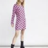 Glamorous Purple Black Spot Long-Sleeve Mini-dress -Glamorous Shop 0c6aee71 31d0 459d 8e9d cf8232b5cf87