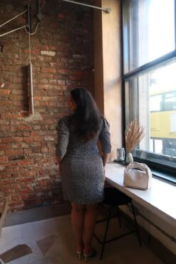 Glamorous Black Dalmatian-Spot Midi-Dress -Glamorous Shop 11a3751e ba28 4c45 8dd7 08f20bc3874f