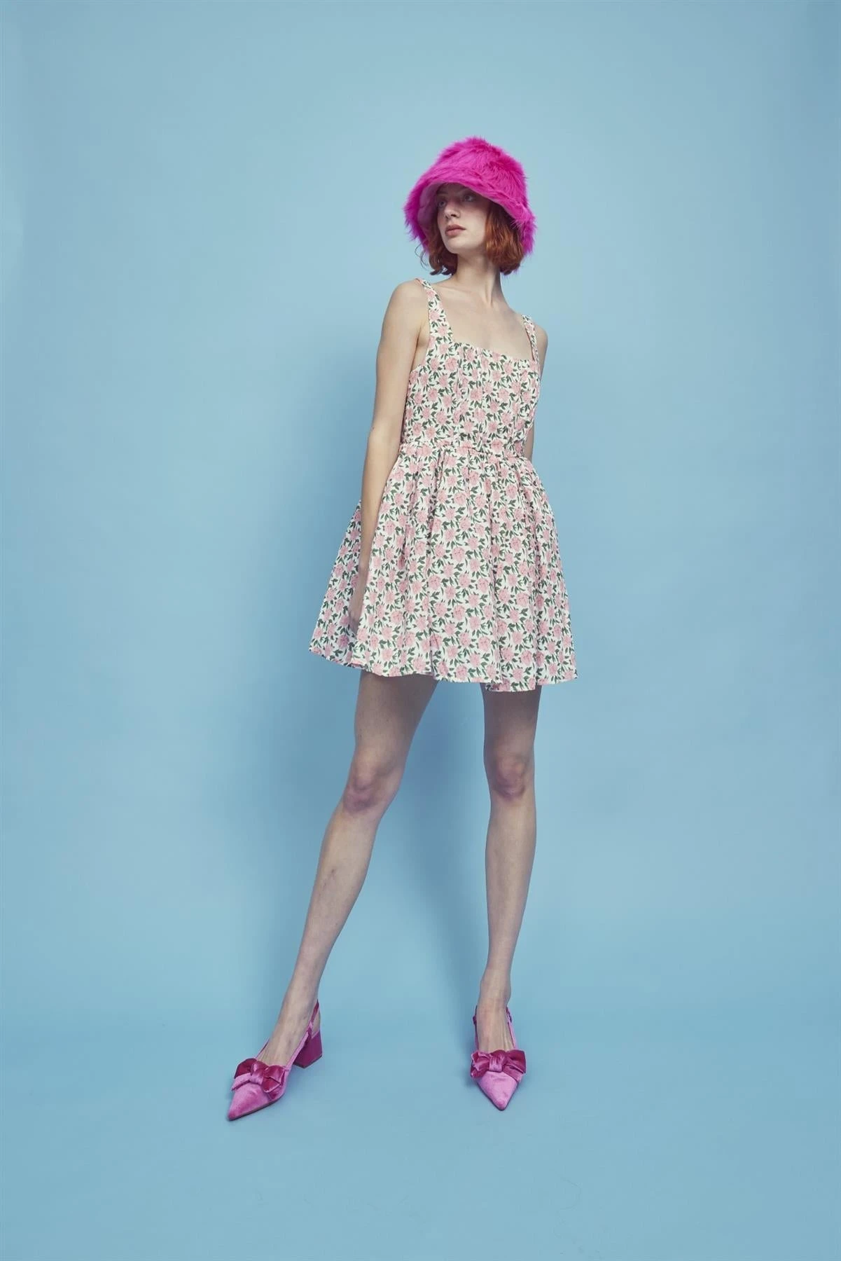 Glamorous Jamie Corset Mini Dress -Pink/Green 9 Glamorous Jamie Corset Mini Dress -Pink/Green - Image 7