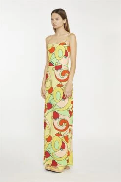 Glamorous Psychedelic-Strawberry Slim-Spaghetti-Strap Maxi-dress -Glamorous Shop 1733ce81 a253 4739 ac74 f185e9d0537c