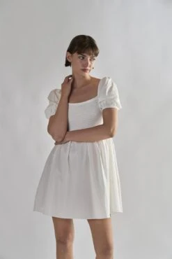 Glamorous Off-White Square-Neck Mini-Dresses -Glamorous Shop 1c5861e4 772c 4b5f b7b8 29d1aa71b3ee