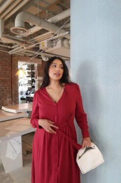 Glamorous Burgundy Crepe Maxi Dress -Glamorous Shop 1e0c7e5a 6d5e 4de8 802e 824642d16c84