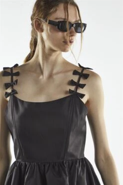 Glamorous Bow Strap Mini Dress - Charli Black -Glamorous Shop 21c18cf6 5bf4 4861 91e3 1f3f6ba5107b