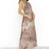 Glamorous Brown Tie-Dye Halter-Neck Maxi-Dress -Glamorous Shop 260d604d b0ad 4458 80da 823b9fcb483a