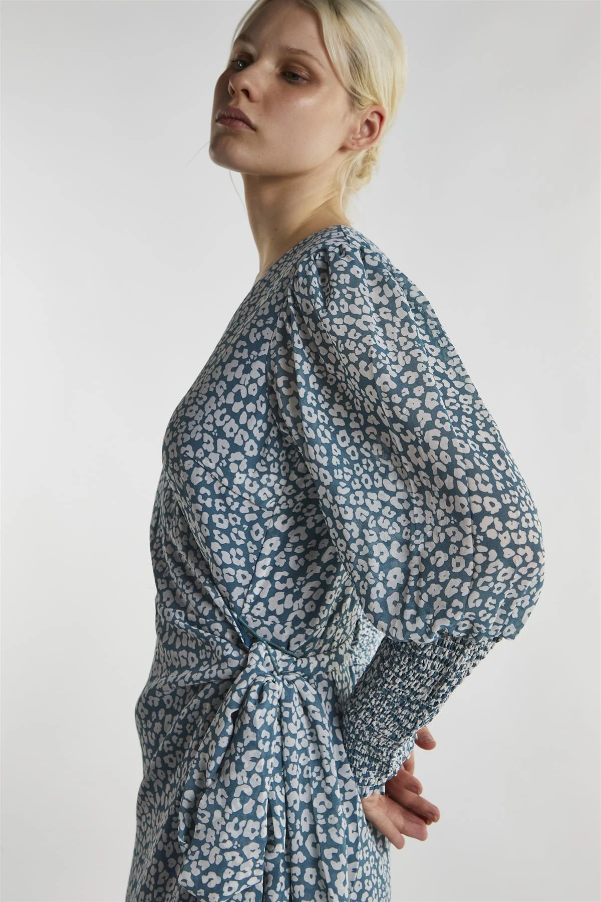 Glamorous Green-Leopard Wrap Midi-Dress 6 Glamorous Green-Leopard Wrap Midi-Dress - Image 4