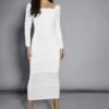 Glamorous White-Mesh Gathered Maxi-Dress 2 Glamorous White-Mesh Gathered Maxi-Dress -Glamorous Shop 3246894c 6719 4590 b0d8 c49da7d840eb