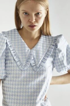 Glamorous Light-Blue Houndstooth Statement-Collar Mini-Dress 9 Glamorous Light-Blue Houndstooth Statement-Collar Mini-Dress -Glamorous Shop 352d8ec8 3c39 4da8 b396 7ba821c6b5f7