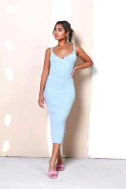 Glamorous Care Light Blue Ribbed Midi Dress 7 Glamorous Care Light Blue Ribbed Midi Dress -Glamorous Shop 3799258397a0a106564717e11a9ac385