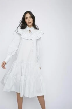 Glamorous Pale-Blue Broderie-Ruffle-Detail Midi-Dresses -Glamorous Shop 3e8d02a1 163a 4a78 9ecb 84dd555b8114