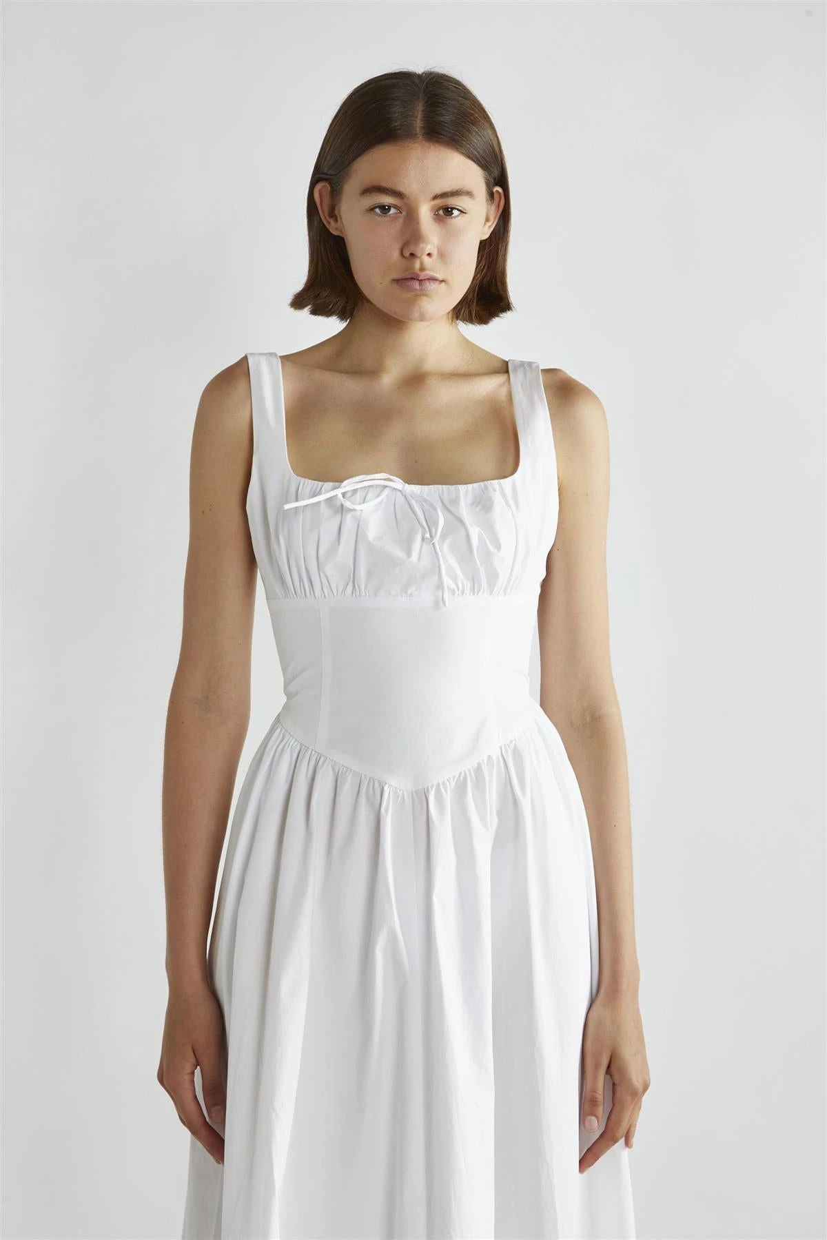 Glamorous White Skater Midi-Dress 5 Glamorous White Skater Midi-Dress - Image 3