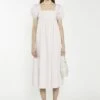 Glamorous Light Pink Balloon Short-Sleeve Midi-Dress -Glamorous Shop 42791386 b7e8 477a b9dc 2310648a3cf2