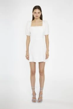 Glamorous White Square-Neck Puff Sleeve Mini-Dress 8 Glamorous White Square-Neck Puff Sleeve Mini-Dress -Glamorous Shop 451a6475 53db 4ea4 8969 3404917e0af3