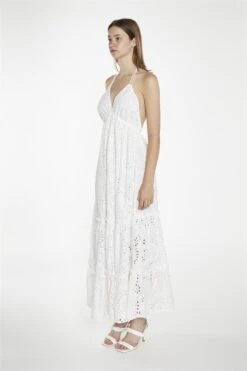 Glamorous White-Broderie Halterneck Maxi-Dress 9 Glamorous White-Broderie Halterneck Maxi-Dress -Glamorous Shop 45661c79 185f 42cb b85e 868c673a579c