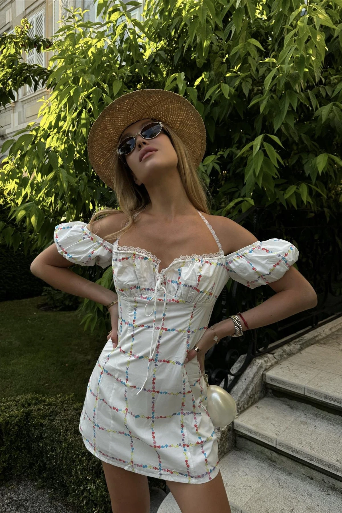 Glamorous Picnic Floral A-Line Mini-Dress 3 Glamorous Picnic Floral A-Line Mini-Dress