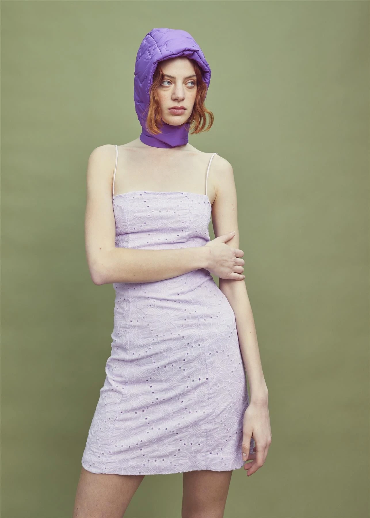 Glamorous Lilac Strappy Mini Dress 8 Glamorous Lilac Strappy Mini Dress - Image 6