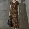 Glamorous Leopard V-neck Midi-Dress 2 Glamorous Leopard V-neck Midi-Dress -Glamorous Shop 50f7ba44 7123 413b 9bbc 709746a3560a