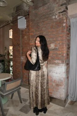 Glamorous Grey Snakeskin Maxi-Dress -Glamorous Shop 5359dabb 24a0 4f42 869c 757b1fd0f7f6