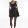 Glamorous Bow Strap Mini Dress - Charli Black