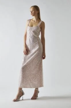 Glamorous Pink-Silver Sequin Square-Neck Bias-Cut Midaxi-Dress 13 Glamorous Pink-Silver Sequin Square-Neck Bias-Cut Midaxi-Dress -Glamorous Shop 64cf2589 c4bc 4450 b903 035dbadbdc67