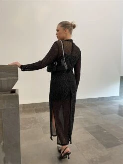 Glamorous Curve Andi Mesh Bodycon Maxi-Dress -Black Diamante -Glamorous Shop 6b44687d 221c 4f3f 9f79 84425b412f50