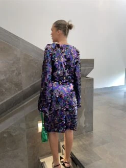 Glamorous Curve Mackenzie Flared Sleeve Sequin Mini-Dress - Petrol Mix -Glamorous Shop 7a43c3c8 99ff 4147 9c2d bdefd35426ad