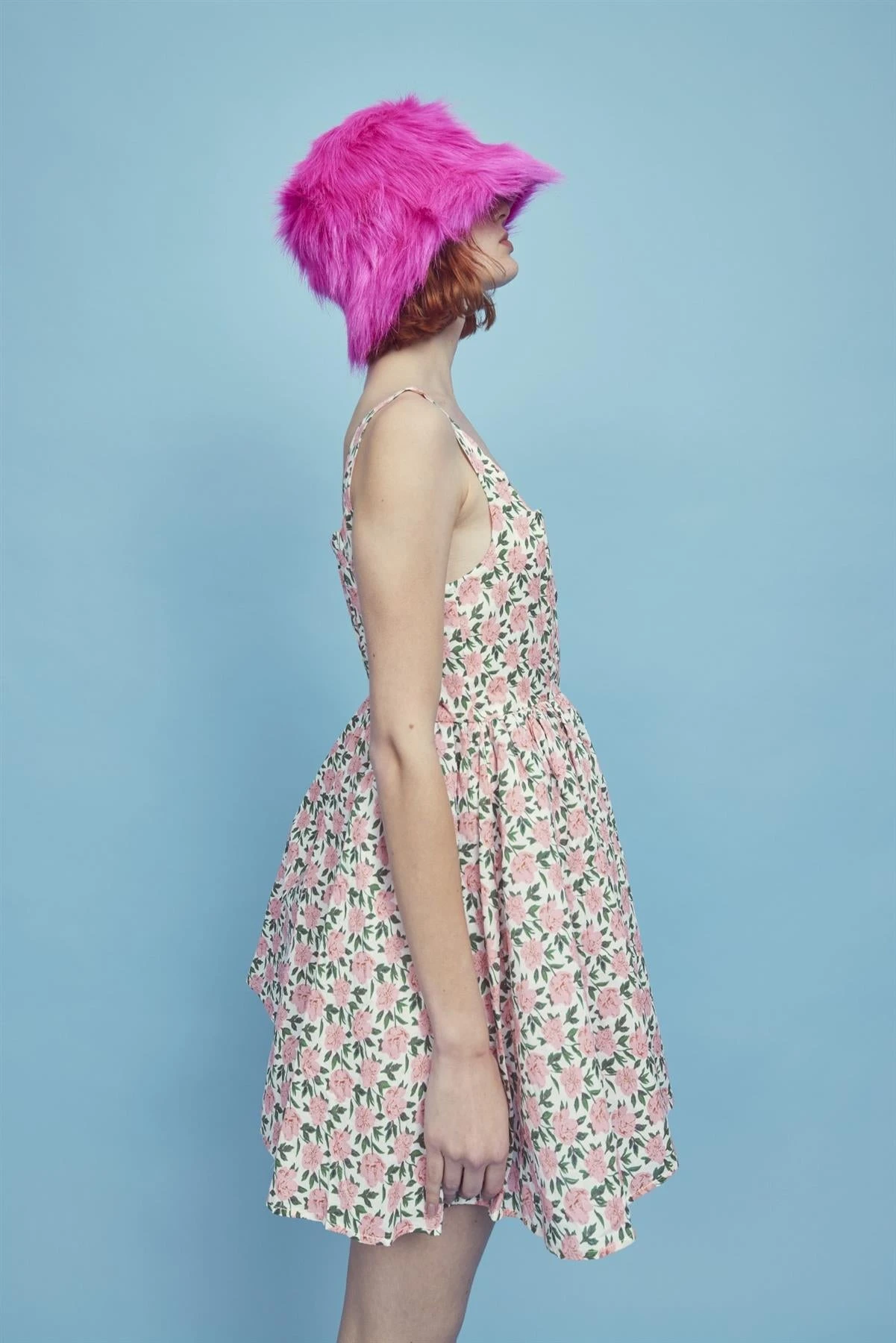 Glamorous Jamie Corset Mini Dress -Pink/Green 5 Glamorous Jamie Corset Mini Dress -Pink/Green - Image 3