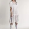 Glamorous Off-White Drop-Waist Midi-Dress