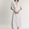 Glamorous Off-White Button-Front-Twist Midi-Dress 2 Glamorous Off-White Button-Front-Twist Midi-Dress -Glamorous Shop 8129bd12 b6a4 46fa 887b 44271e4a741d
