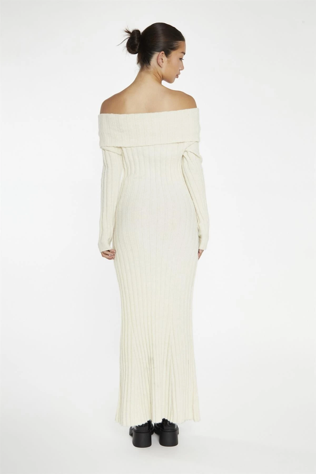 Glamorous Cream Bardot Maxi-Dress 4 Glamorous Cream Bardot Maxi-Dress - Image 2