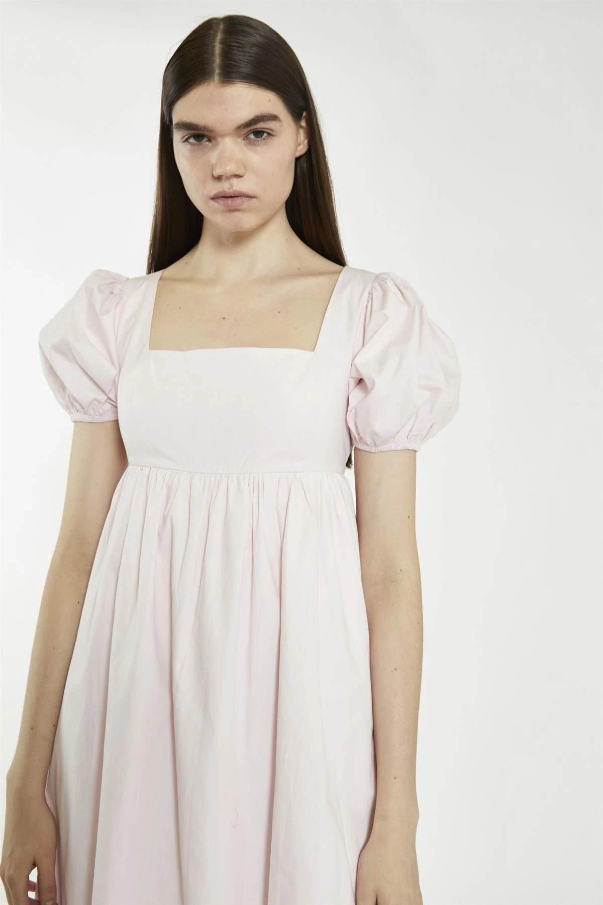Glamorous Light Pink Balloon Short-Sleeve Midi-Dress 5 Glamorous Light Pink Balloon Short-Sleeve Midi-Dress - Image 3