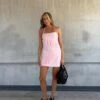 Glamorous Kendall Halterneck Ruffle Mini Dress -Pale Pink 1 Glamorous Kendall Halterneck Ruffle Mini Dress -Pale Pink -Glamorous Shop 88721298 cd74 4596 be7f 683a16d096e6