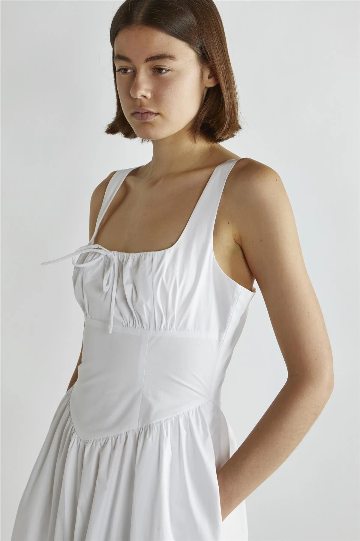 Glamorous White Skater Midi-Dress 6 Glamorous White Skater Midi-Dress - Image 4