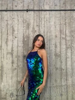 Glamorous Taylor Lace-Up Back Halterneck Midi Dress -Cobalt Sequin-Mix 11 Glamorous Taylor Lace-Up Back Halterneck Midi Dress -Cobalt Sequin-Mix -Glamorous Shop 9195e065 1173 4223 b31b a5044bb2af62