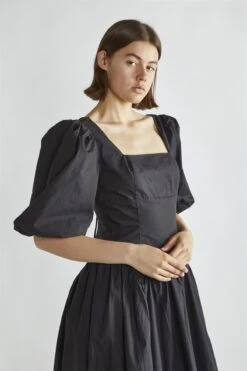 Glamorous Black Square-Neck Maxi-Dress -Glamorous Shop 9541e60b f763 4dd3 8654 ec332b62effd