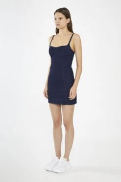 Glamorous Indigo-Blue Denim Corset Mini-Dress -Glamorous Shop 977e1e1d 68c0 4657 bf3c 9554168cb70c