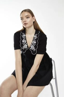 Glamorous Black Floral-Statement-Collar Mini-Dress 8 Glamorous Black Floral-Statement-Collar Mini-Dress -Glamorous Shop 99fbd980 c26d 4b5a 8973 c93516858d2e