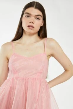 Glamorous Bubblegum Pink Babydoll Mini Dress 9 Glamorous Bubblegum Pink Babydoll Mini Dress -Glamorous Shop AN4471 BI80 04