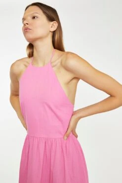 Glamorous Azelea Halter-Neck Tiered Midi Dress -Glamorous Shop AN4518 CR71 04