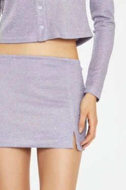 Glamorous Lilac-Glitter Low-Rise Mini-Skirt 8 Glamorous Lilac-Glitter Low-Rise Mini-Skirt -Glamorous Shop AN4551 DI95 04