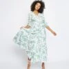 Glamorous Floral Leaf Cotton Midi Dress 1 Glamorous Floral Leaf Cotton Midi Dress -Glamorous Shop AS0584A 1