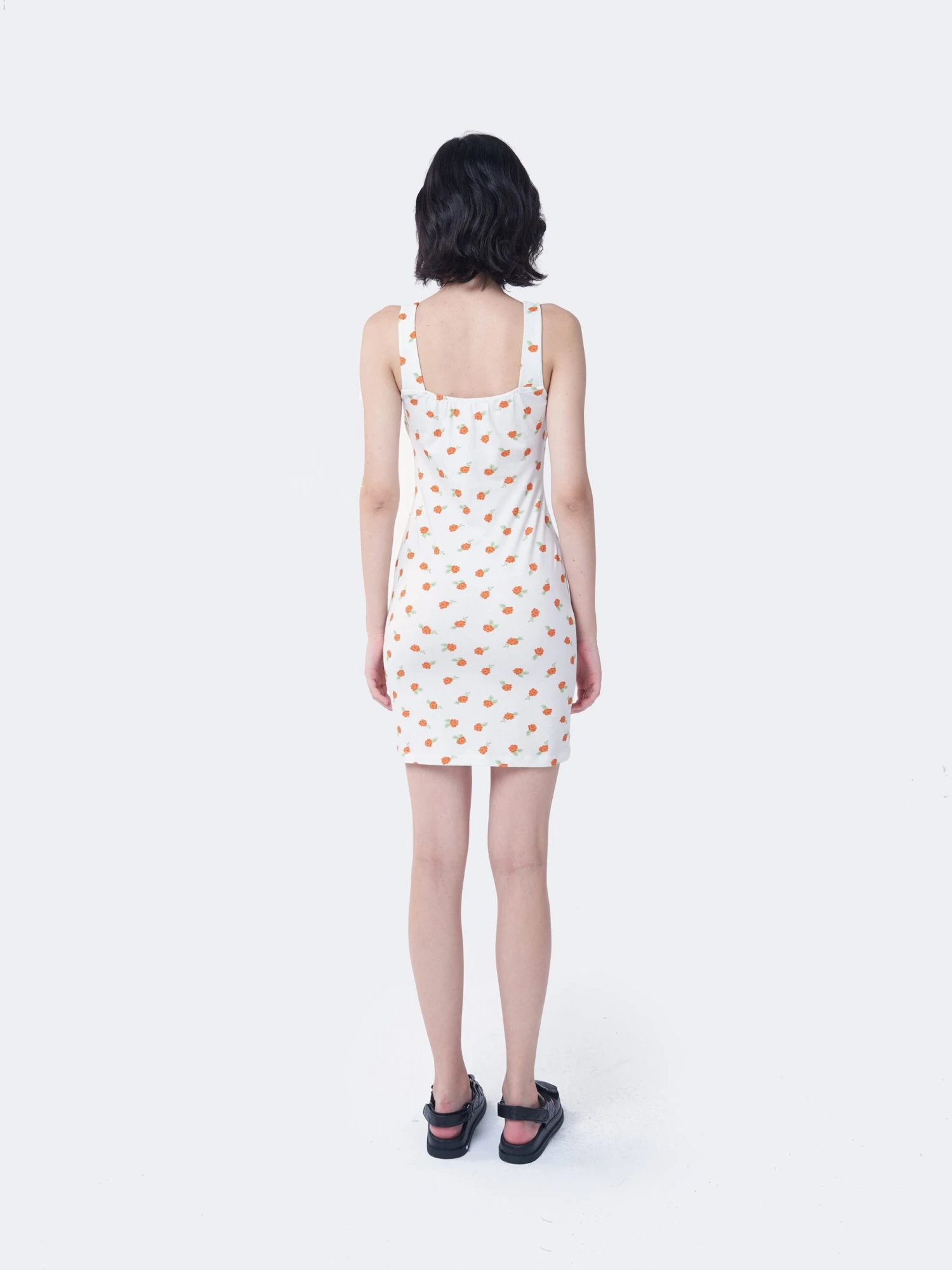 Glamorous Care White Orange Floral Mini Dress 7 Glamorous Care White Orange Floral Mini Dress - Image 5