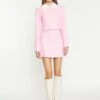 Glamorous Peony Pink White Contrast Collar Button-Through Top 2 Glamorous Peony Pink White Contrast Collar Button-Through Top -Glamorous Shop CK6721A DF31 01