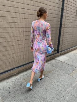 Glamorous Womens Multi Blurred Print Midi-Dress 8 Glamorous Womens Multi Blurred Print Midi-Dress -Glamorous Shop CK6733 DJ19 02