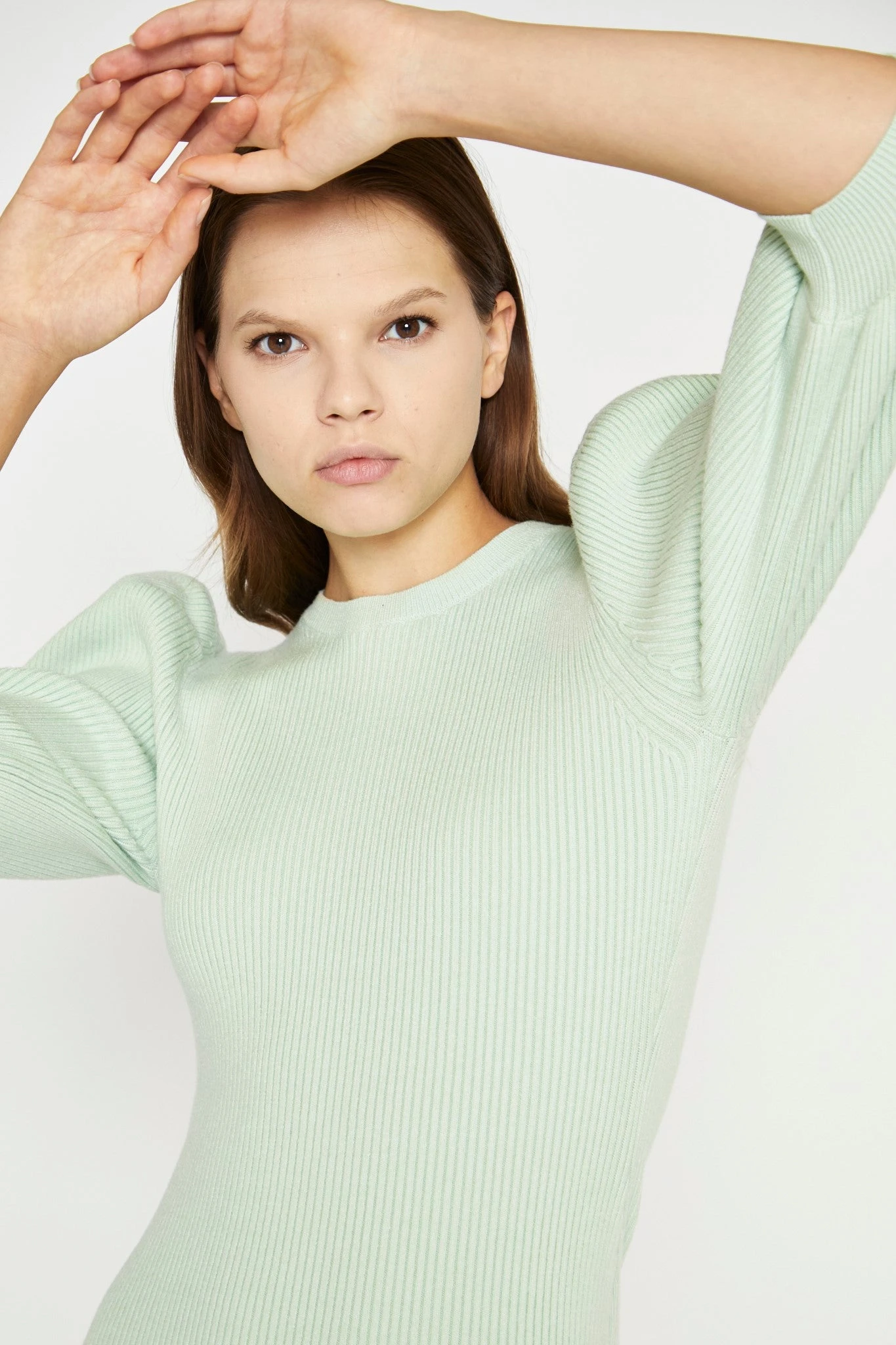 Glamorous Mint Knitted Bodycon Mini-Dress 5 Glamorous Mint Knitted Bodycon Mini-Dress - Image 3