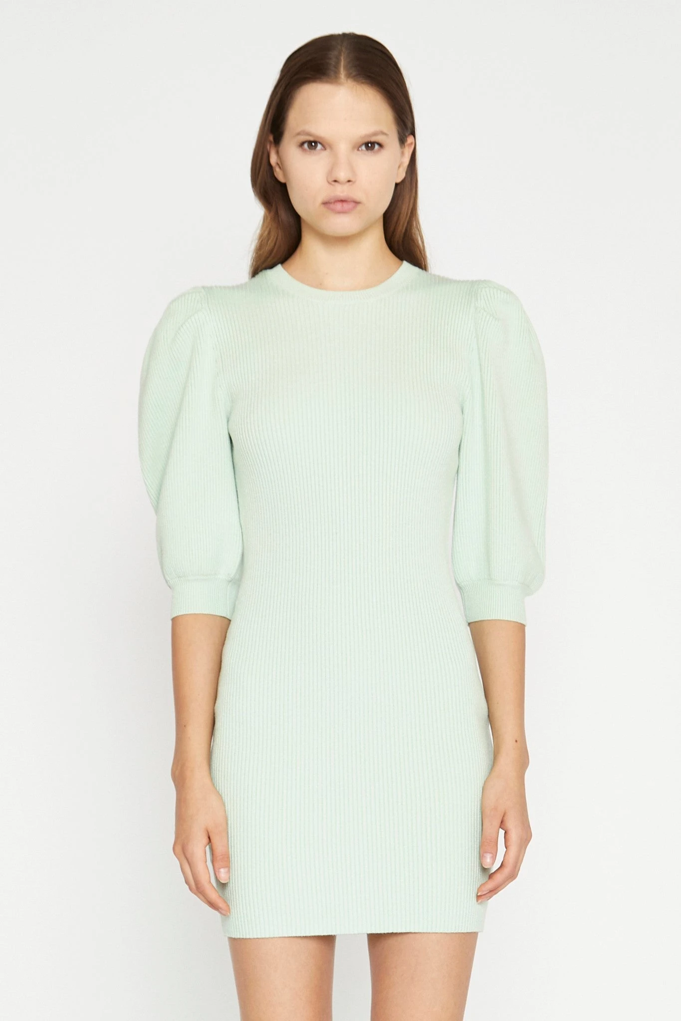 Glamorous Mint Knitted Bodycon Mini-Dress 3 Glamorous Mint Knitted Bodycon Mini-Dress