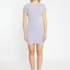 Glamorous Lilac-Glitter Knitted Mini-Dress
