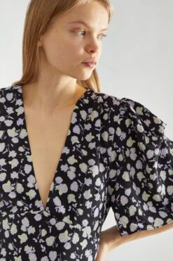 Glamorous Lilac-Rose V-Neck Maxi Tea-Dress 9 Glamorous Lilac-Rose V-Neck Maxi Tea-Dress -Glamorous Shop CK7495 CG38 04