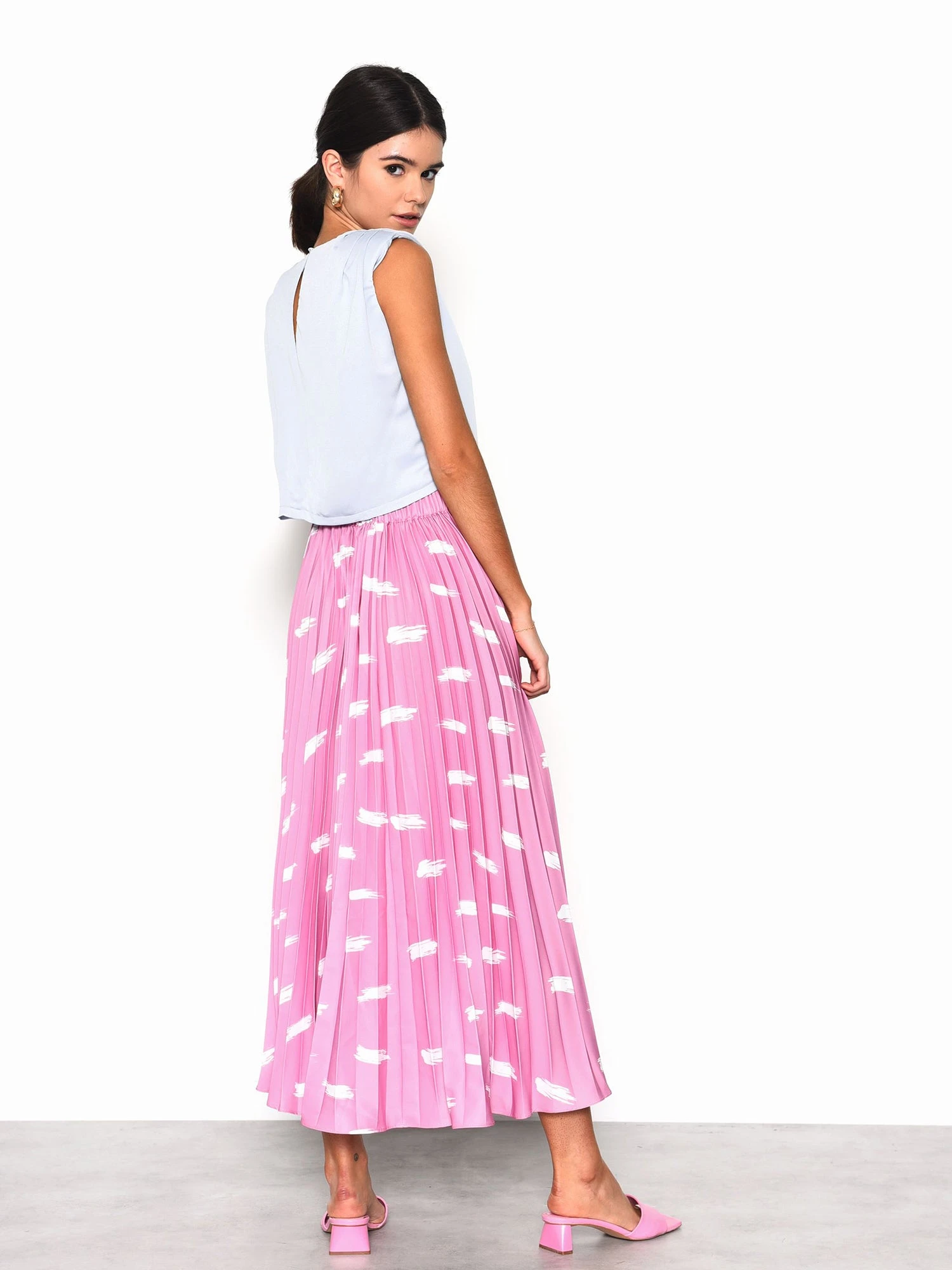 Glamorous Dusty Blue Grey Top 4 Glamorous Dusty Blue Grey Top - Image 2